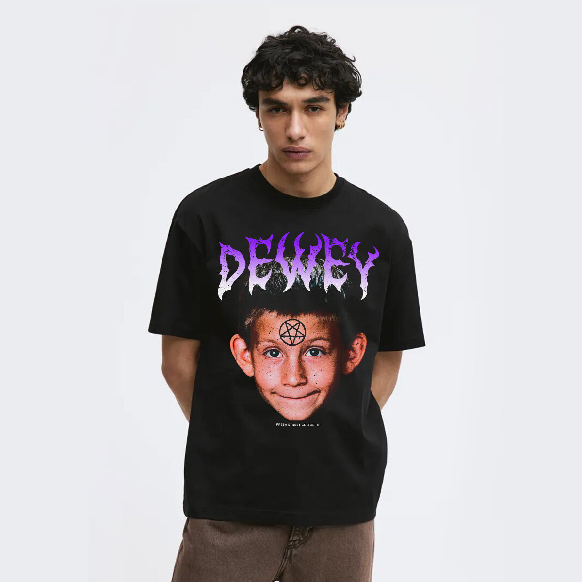 Dewey Evil Big Face T-Shirt