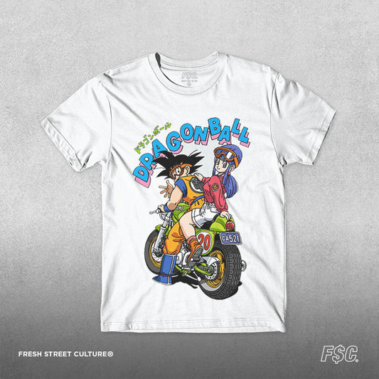 Dragon Ball Retro / Goku & Bulma T-shirt