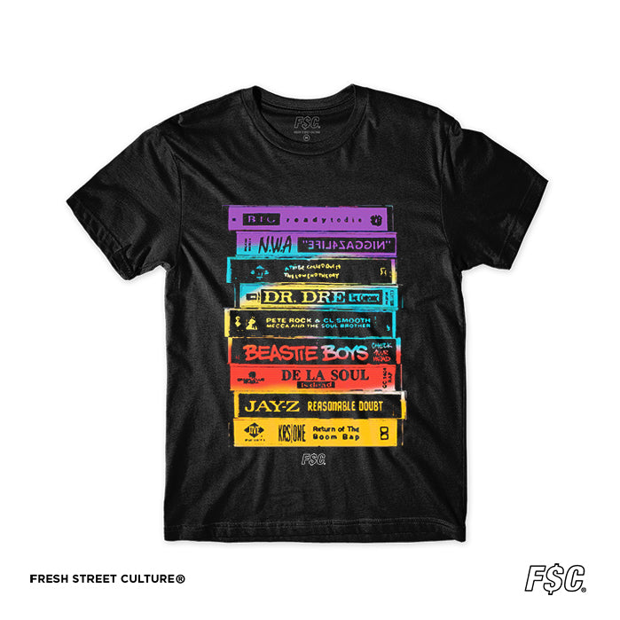 Old School Hip Hop Classic Tapes Tee