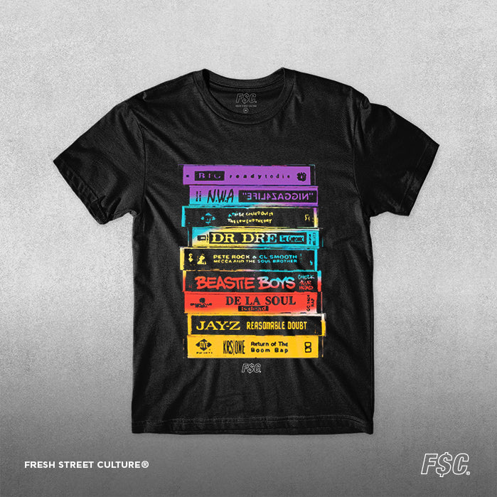 Old School Hip Hop Classic Tapes Tee