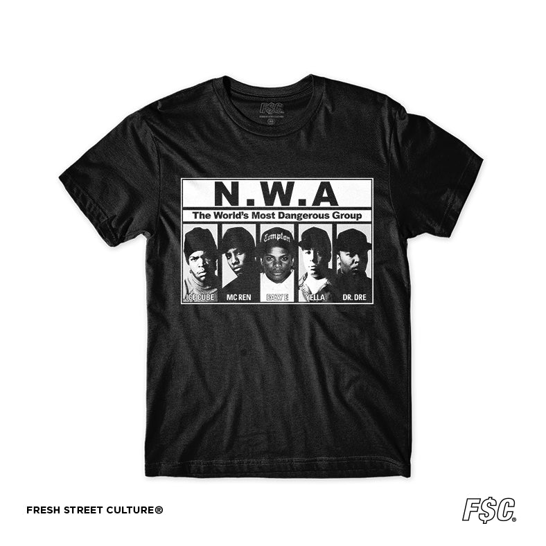 NWA Black Tee