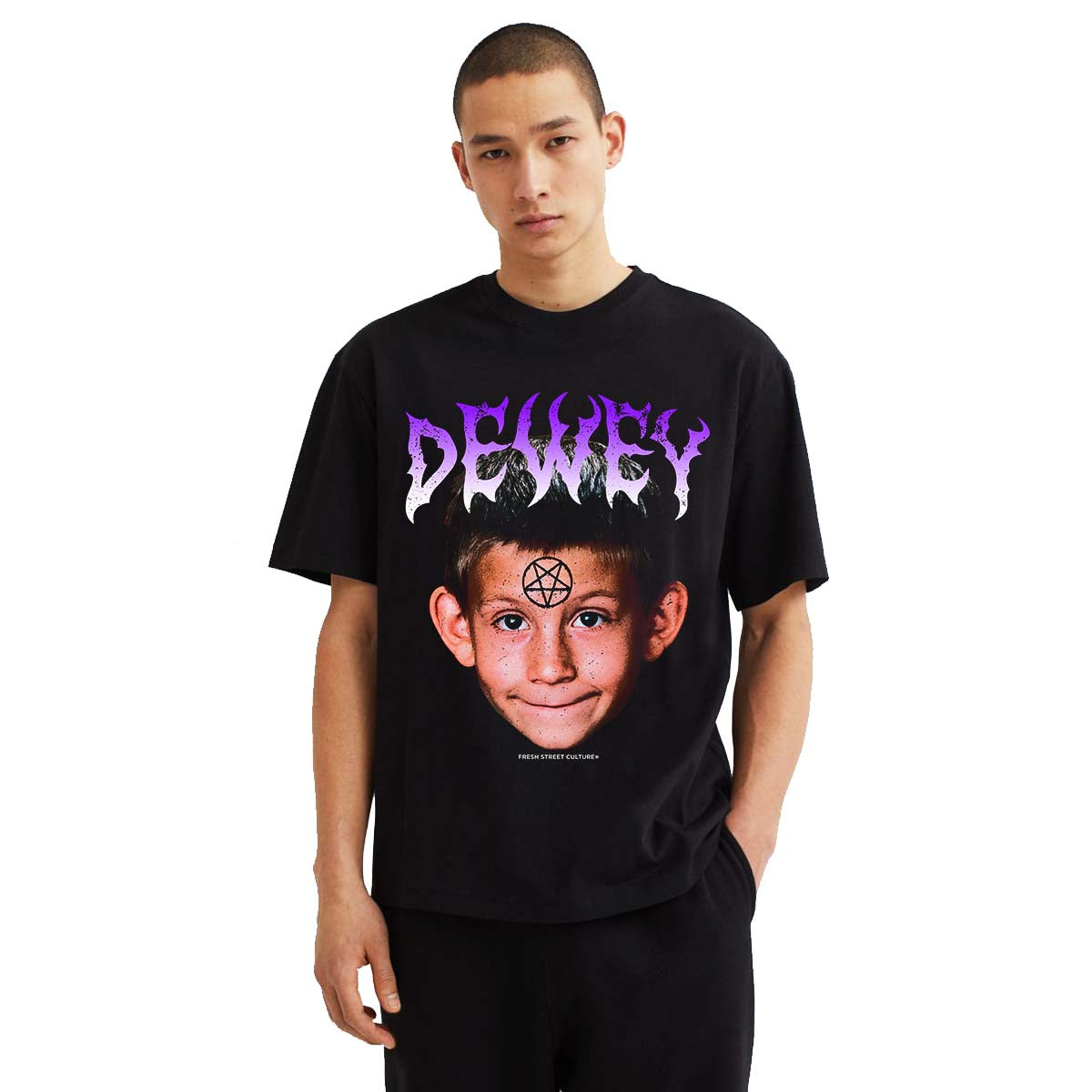 Dewey Evil Big Face T-Shirt