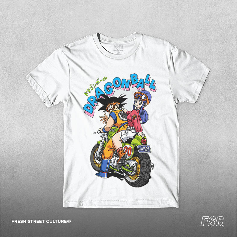 Dragon Ball Retro / Goku & Bulma T-shirt