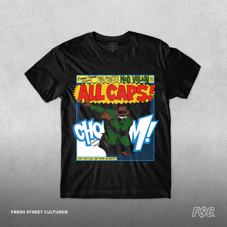 MF Doom / All Caps T-Shirt