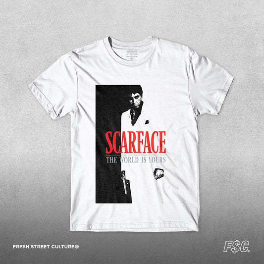 Scarface Movie Poster White Tee